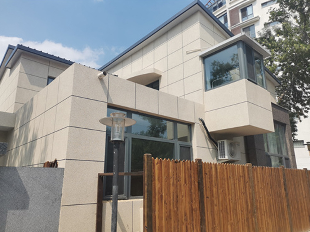 别墅外墙水包砂仿石漆